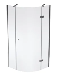 Halo 1000 Silver Quarter Round 1000*1000*1860*6mm- Silver / Clear HQR10SC