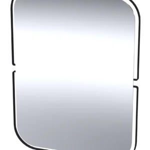 Zia Black Mirror Rectangular