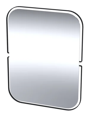 Zia Black Mirror Rectangular